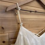 Vintage Zum Zum Niki Livas Size Medium Pale Daffodil Cross Back Floral Ball Gown Yellow Photo 3