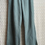 Pact  Women’s Organic Cotton Wide Leg Sweatpants Sz L Grey Photo 0