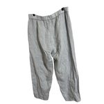 Eileen Fisher Light Blue Organic Linen Pants Large Photo 2