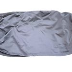 Bisou Bisou Swim Skirt Gray  Brief Attached Side Ruched Swimwear Medium Photo 0