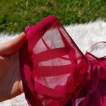 La Vie En Rose Size Medium M Red Layered Frill Lingerie Sexy Cute Red Valentines Photo 3