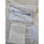 90s April Cornell Hopeless Romantic Boho Creamy Maxi Dress Sheer Mesh Overlay M Size M Photo 6