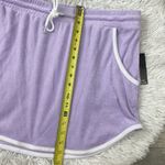 No Boundaries NWT.  terry cloth skirt with pockets. Lilac, white piping. Size 19 Photo 6