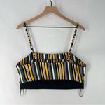 ZARA  Multicolor Striped Knit Cropped Tank‎ Top Size L Photo 7