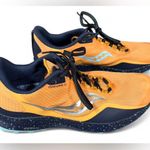 Saucony  Peregrine 12 Trail Shoes in Orange and Navy Photo 0