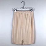 Kirsten Scarcelli Vintage Sweater Knit Skirt Small Tan Photo 3