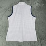 Fairway & Greene Golf Polo White Purple Polka Dot Blue Angels Foundation Large Photo 3