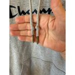 Champion  Kangaroo Pocket Authentic Athleticwear Hooded Gray Women's Size Large Photo 2