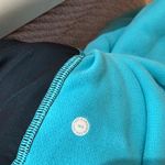 Lululemon Scuba Oversized Half-Zip Hoodie Electric Turquoise -W3DM4S XS/ Small Photo 4