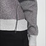 Good American  All that Glitters silver sweatshirt size M Photo 3