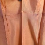 Vintage 60s peach sateen slip dress XS? Orange Photo 4