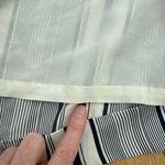 Jonathan Simkhai Duster Robe 100% Silk Stripes Size L Cream Blue Photo 3