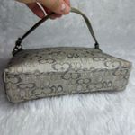 Coach y2k Silver Gray Signature Canvas Mini Purse / Wristlet Photo 2