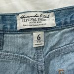 Abercrombie & Fitch American Flag Jean Shorts Photo 2