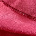 Silk Y2K Spaghetti Strap Cami Dainty Crochet Fairycore Rosey Pink Sz S Photo 9