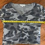 Hippie Rose shades of gray camouflage blouse XL Photo 1