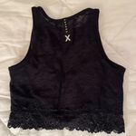 savage x fenty lace high neck sports bra Black Size XS Photo 2