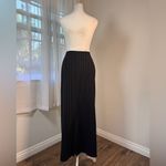 Apostrophe Vintage Y2K  Stretch Black Pinstripe Maxi Skirt Photo 4