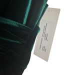 Rickie Freeman Teri Jon Emerald Green Velvet Off the Shoulder Long Column Gown 6 Photo 3