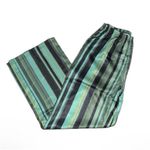 Plush Revolve Striped Green & Black Pants Vest Set(Size Small) Blue Photo 5