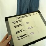 Woman Within elastic waist casual denim pants large pocket women's size 14W Photo 3