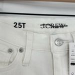 J.Crew NWT Womens White 9" Demi Boot Crop Jeans Size 25T Photo 5