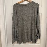 Anthropologie Like New  Postmark Gia Split Ruffle Hem V-Neck Sweater Photo 4