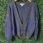 American Vintage Vintage Aztec Cardigan Pure Wool Size Medium Photo 0