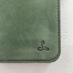 SNAKEHIVE Green Suede Leather Wallet 12 Pro Max Apple iPhone Case ID Card Holder Photo 3