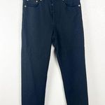 Levi's LEVI’S Black Big E Button Fly Wedgie Straight Leg Grunge Biker Casual Jeans 28 Photo 0