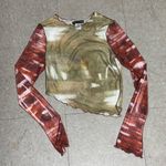Brooklyn Karma  Patterned Mesh Top Photo 0