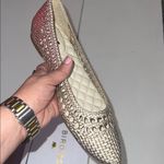 Birdies  The Goldfinch Gold faux Leather Woven Flats Size US 9 Photo 5