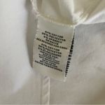 Magaschoni White Cotton Collared Draped Shirt Tunic Blouse Avante Garde Large Photo 6