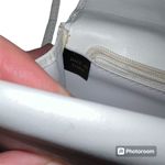 Buxton Womens Leather Wallet Purse Crossbody Handbag Clutch White Photo 10