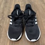Adidas  Cloudfoam Black Sneakers with White Stripes Photo 2