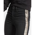 Athleta Sculptek Ultra Skinny Metallic Jean, Carbon Wash SIZE 12 Photo 3