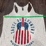 Next Level Apparel Taste of Country Music Festival Grey Racerback Tank Top Photo 5