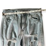 American Eagle Outfitters LightWash Super Hi-Rise Jegging Crop Distressed Photo 1
