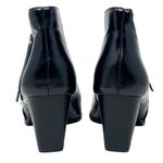 NWOT ~ Short Black Booties Zipper Boots Chunky Heel by ZBY ~ Women's Size 8 Photo 9