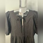 Princess Polly , black baby‎ doll mini dress puff sleeves size 4 Photo 1
