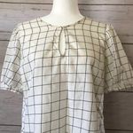 Old Navy plaid keyhole shirt Photo 1