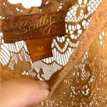 Scully New honey creek cap sleeve western wear Lace Butterscotch Tan Dress Brown Size M Photo 6