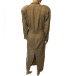 Foxy Lady Vintage 70s Green Military Utility Cargo Outdoor Khaki Maxi Dress Size 10 Photo 5