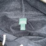 Wild Fable Black Cropped Hoodie with Cream Drawstrings Photo 3