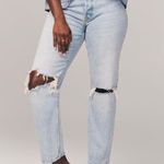 Abercrombie & Fitch Curve Love High-Rise Dad Jeans Photo 1