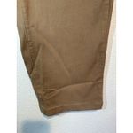 Ella Moss  Womens Pants Brown Cropped Wide Leg Pockets High-Rise Belt Loops Sz 6 Photo 5