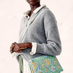 Vera Bradley Premium Cotton Foxbury Crossbody Bag, Gemstone Paisley - NWT Photo 0