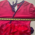 Women’s Pink and Purple Printed Long A Photo 7