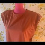 NWOT shoulder pads maxi tee dress size M Brown Size M Photo 5