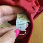 ANDIE The Mandalay Bikini Set Swimsuit Crimson Red Size Small NWT Photo 7